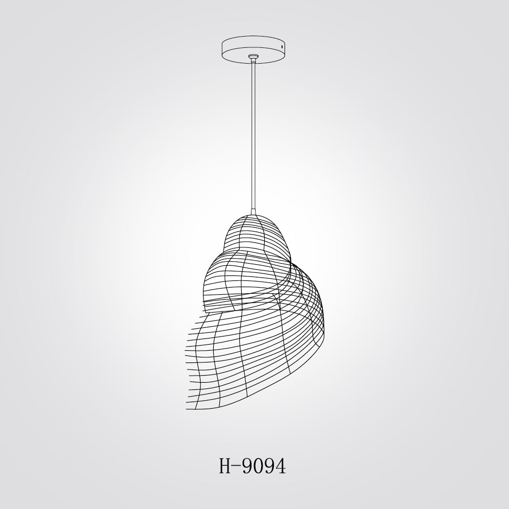 מנורת תלייה קרינה ראטן דגם| B