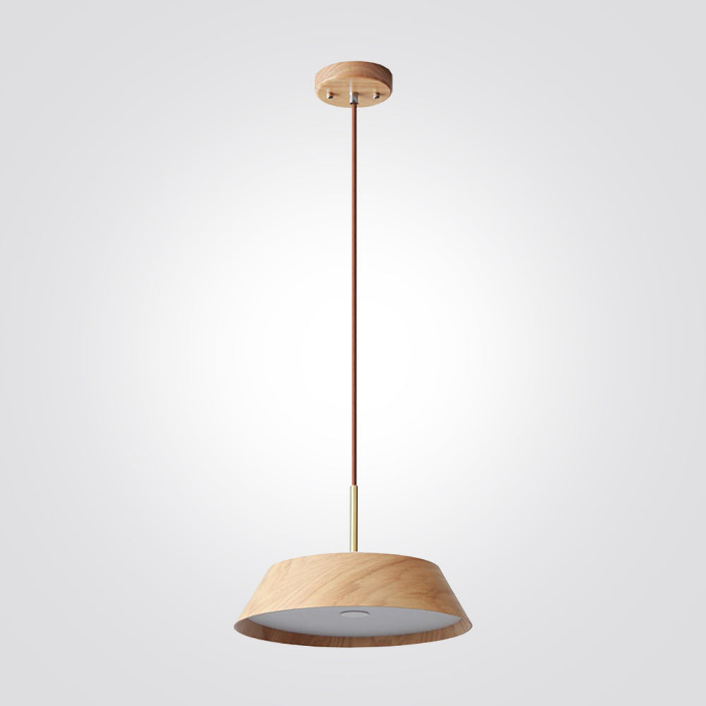 מנורת תלייה נועה לד| עץ