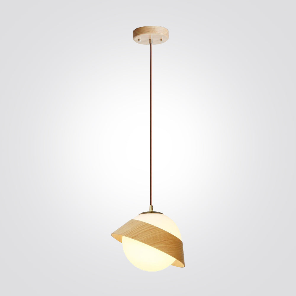 מנורת תלייה סאמי דגם A| עץ