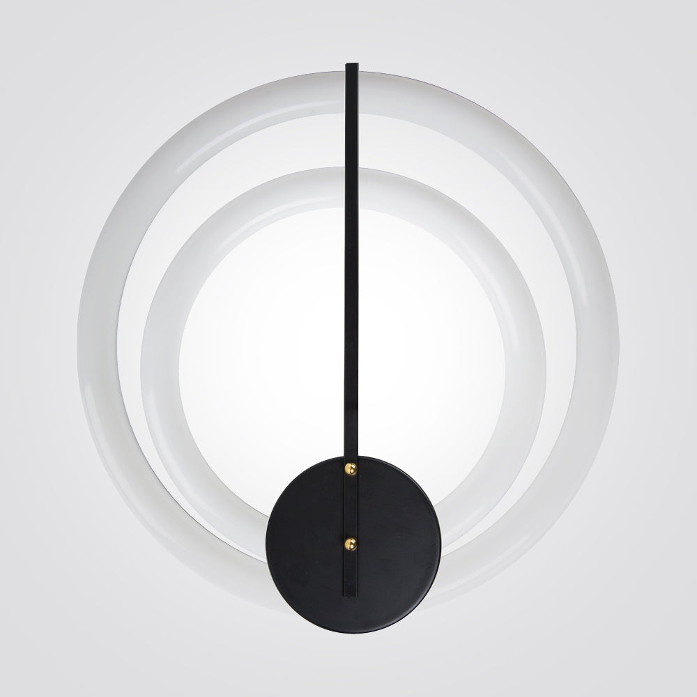 צמוד תקרה פלורוסנט לד| 20W+28W| שחור| פליז| לבן