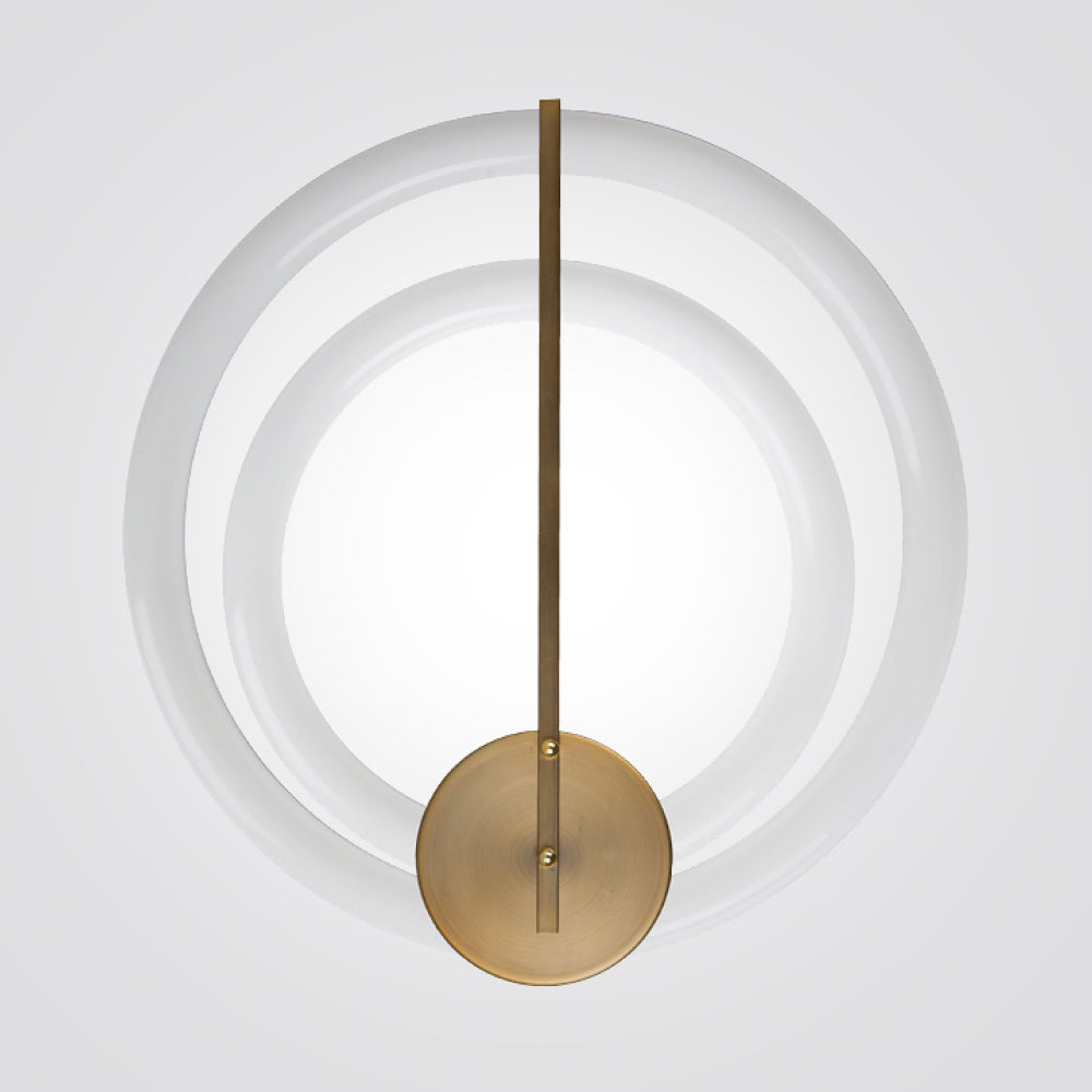 צמוד תקרה פלורוסנט לד| 20W+28W| שחור| פליז| לבן