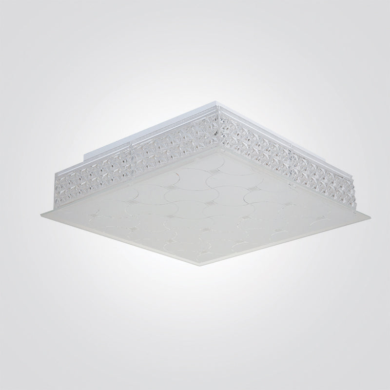 צמוד תקרה אקרילי מרובע| LED| CCT