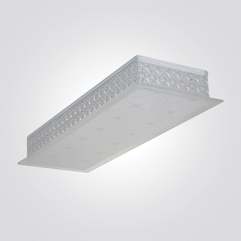 צמוד תקרה אקרילי מלבני| LED| CCT