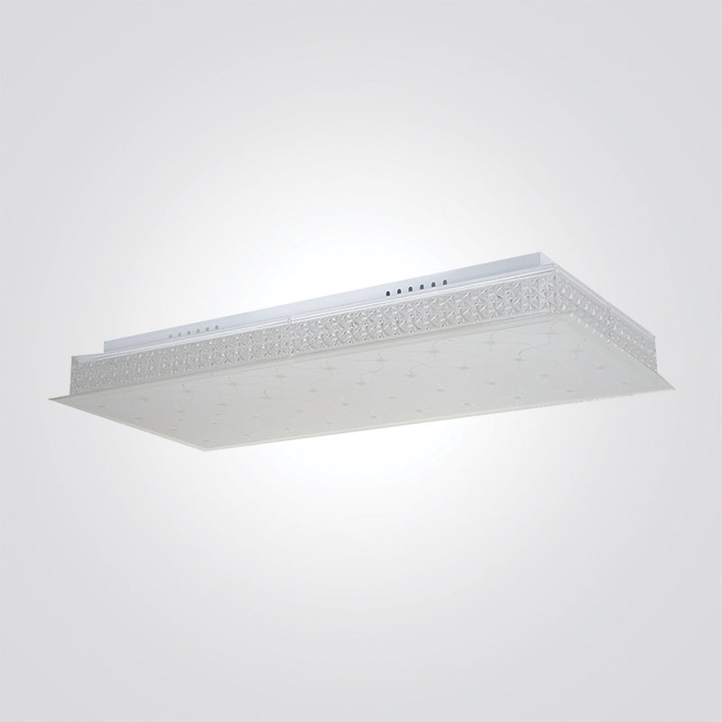 צמוד תקרה אקרילי מלבני| LED| CCT