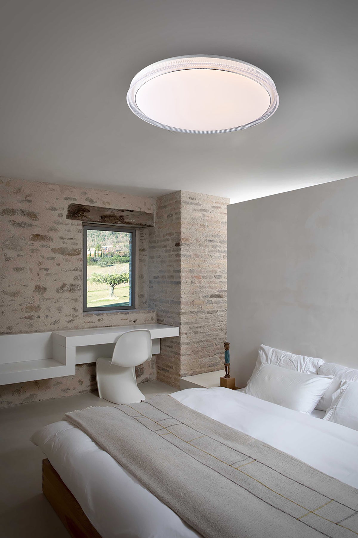 צמוד תקרה מנאר לד CCT+ שלט Φ42| Φ52| לבן