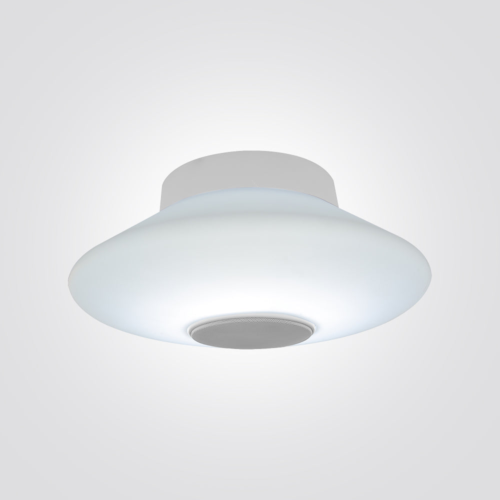 צמוד תקרה גיל לד CCT+ שלט Φ36| בלוטוס| לבן