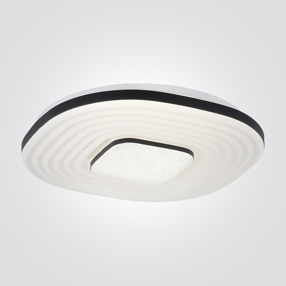 צמוד תקרה קורל לד CCT+ שלט Φ50| שחור+ לבן