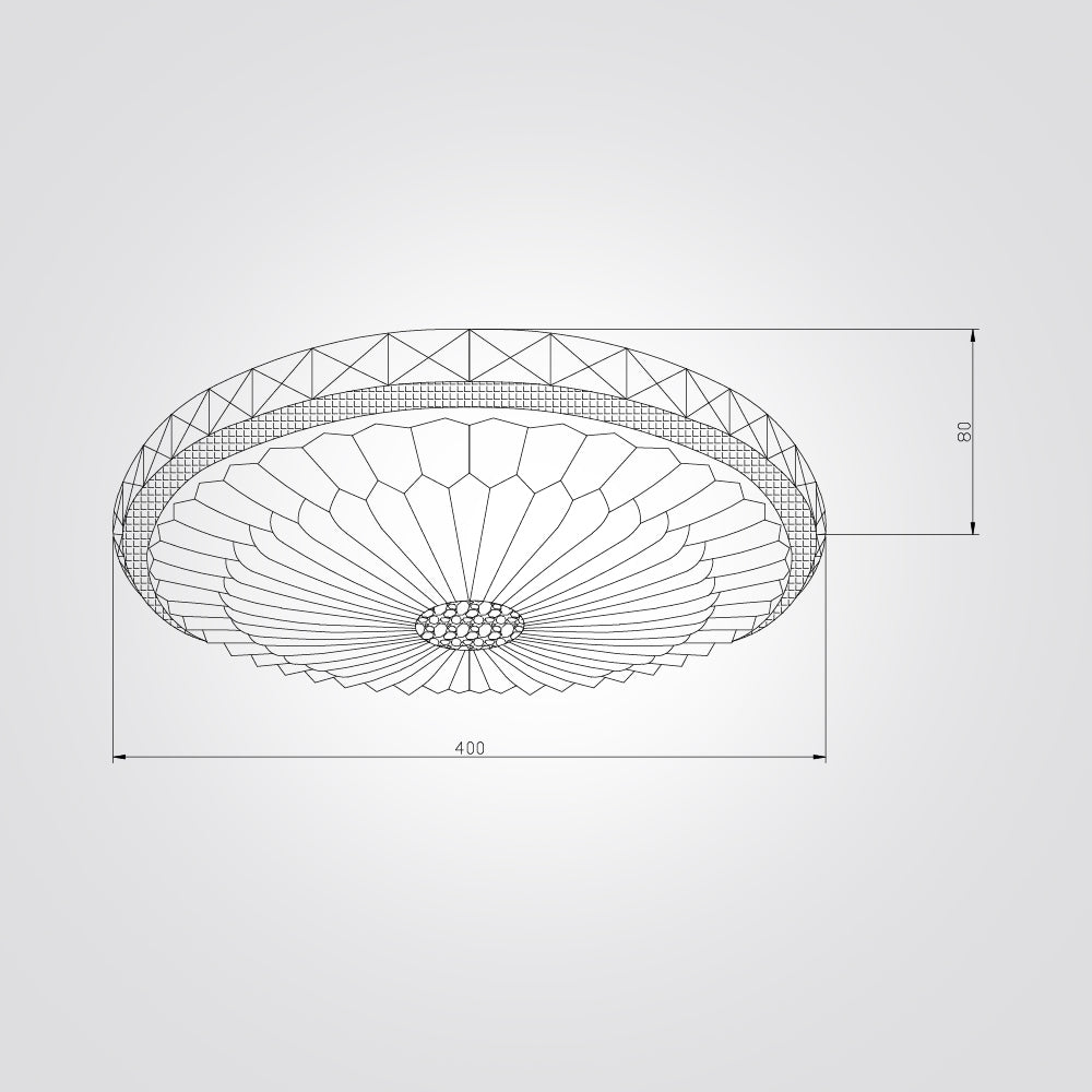 צמוד תקרה תילה לד CCT+ שלט Φ40| Φ50| לבן