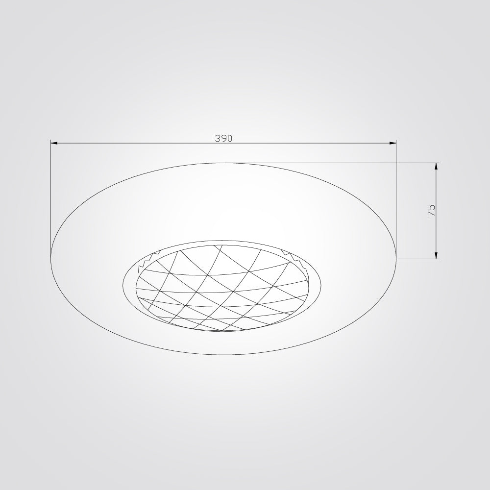 צמוד תקרה חגית לד CCT+ שלט Φ40| Φ50| לבן