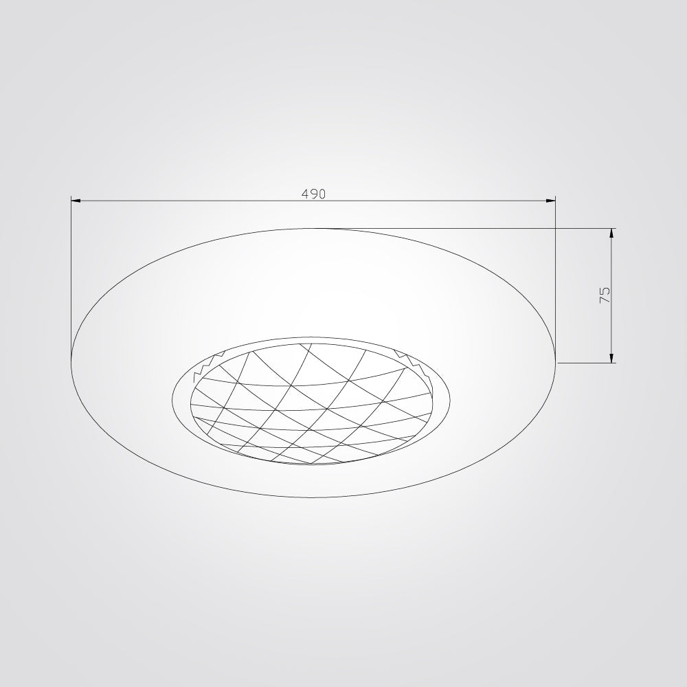צמוד תקרה חגית לד CCT+ שלט Φ40| Φ50| לבן