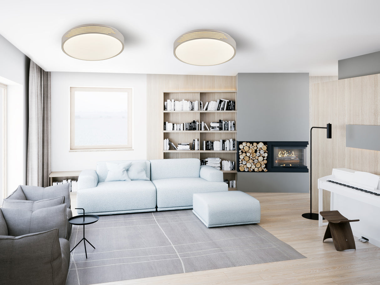 צמוד תקרה מרק לד CCT+ שלט Φ40| Φ50| לבן