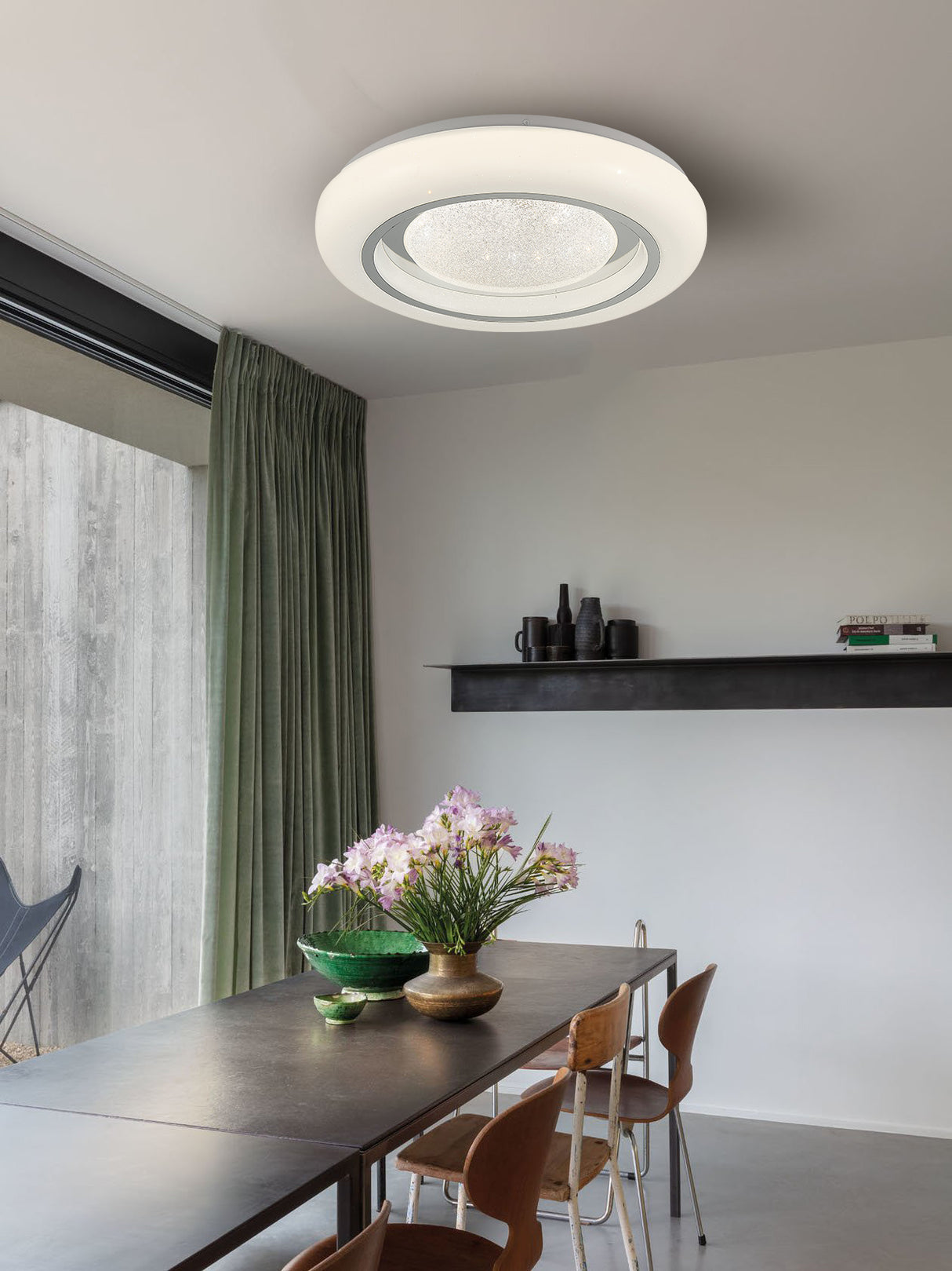 צמוד תקרה רונן לד CCT+ שלט Φ40| Φ50| לבן