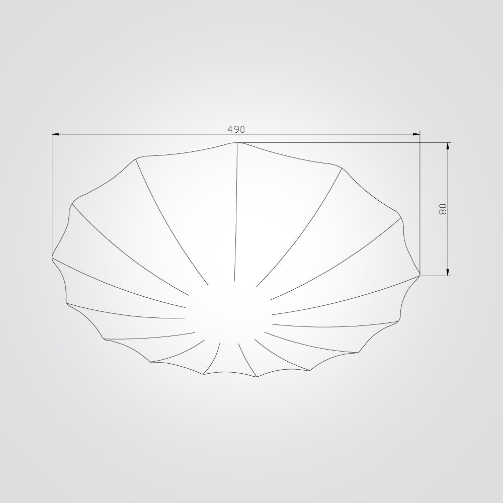 צמוד תקרה איוב לד CCT+ שלט Φ40| Φ50| לבן