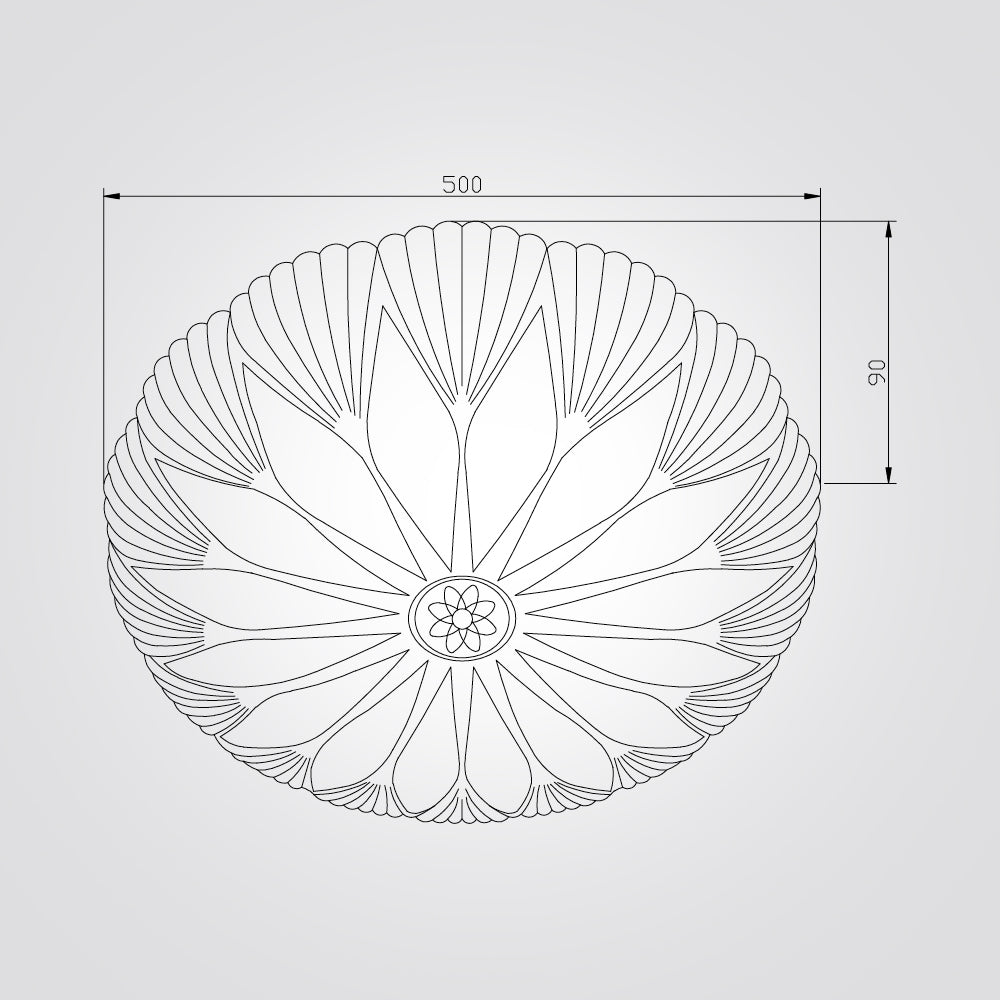 צמוד תקרה ינאי לד CCT+ שלט Φ40| Φ50| לבן