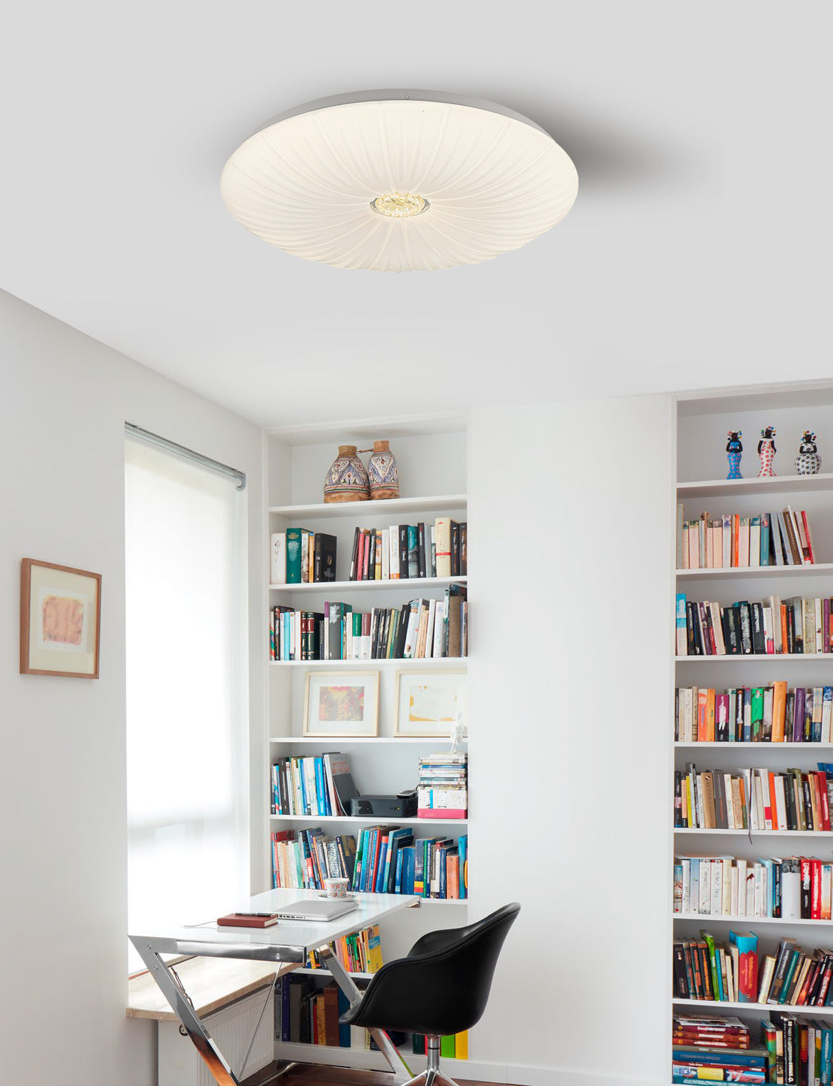 צמוד תקרה סימה לד CCT+ שלט Φ40| Φ50| לבן