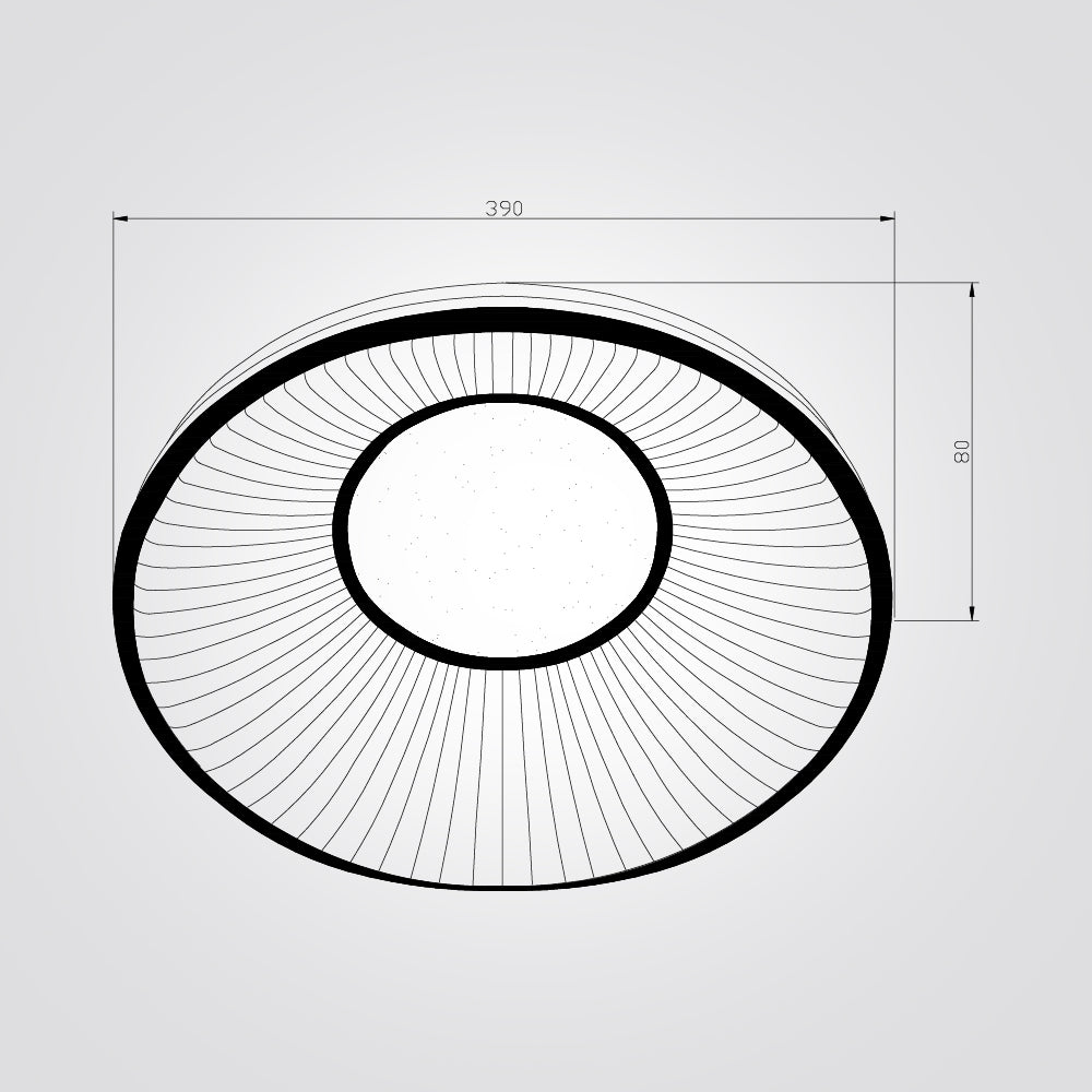 צמוד תקרה מיתאל לד CCT+ שלט Φ40| Φ50| לבן