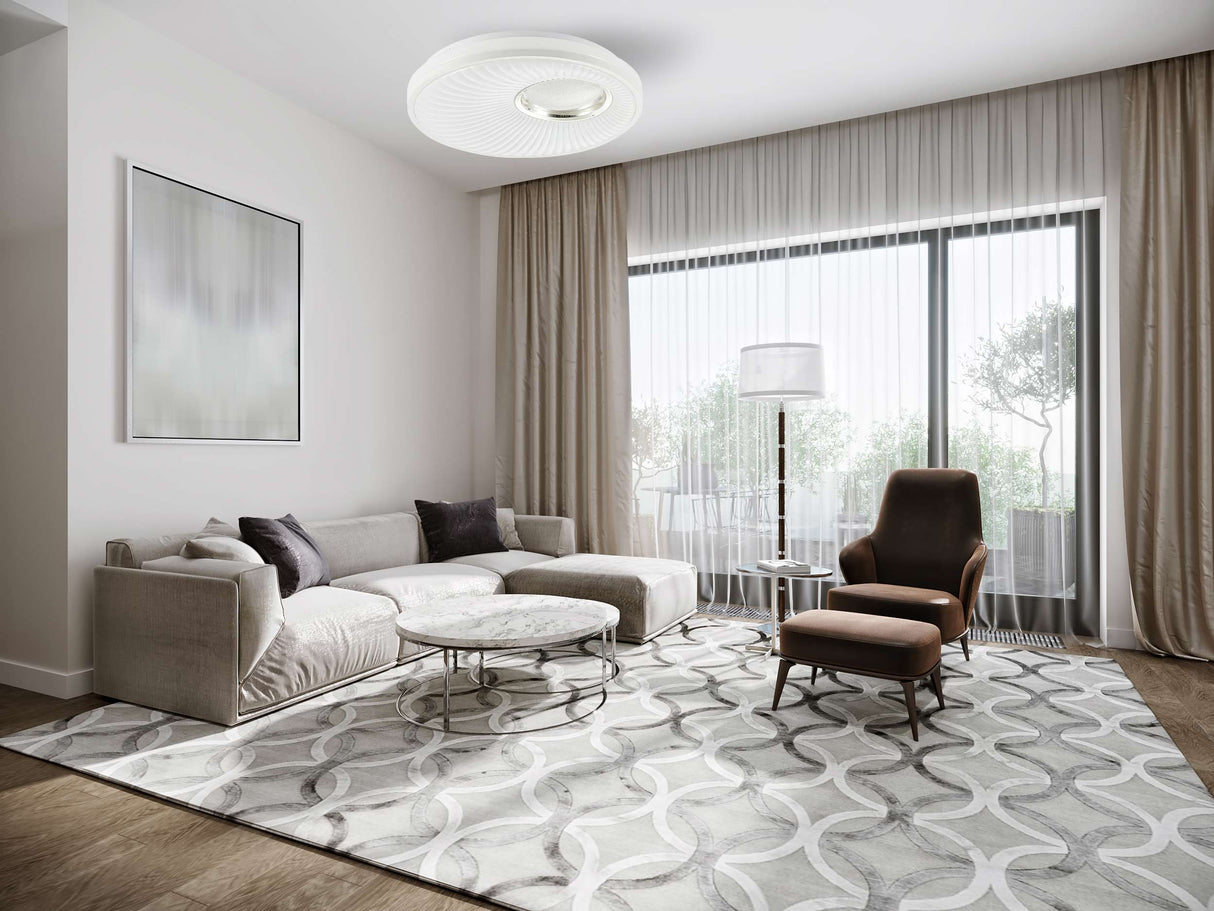 צמוד תקרה מיתאל לד CCT+ שלט Φ40| Φ50| לבן