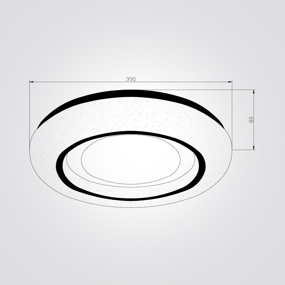 צמוד תקרה ביאן לד CCT+ שלט Φ40| Φ50| לבן