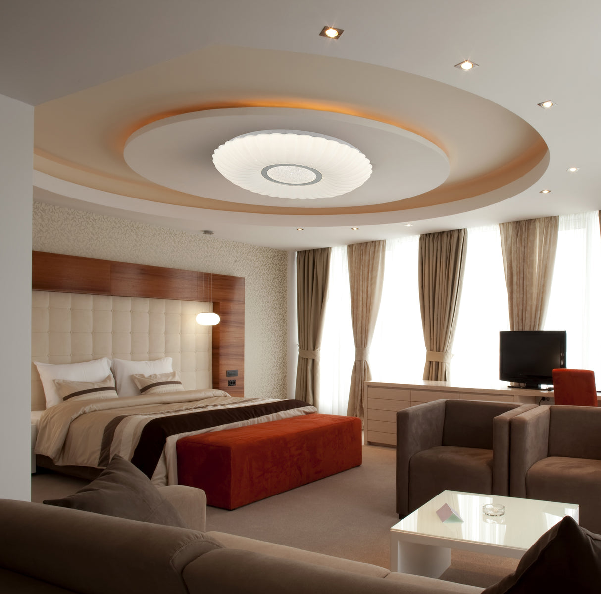 צמוד תקרה סולי לד CCT+ שלט Φ40| Φ50| לבן