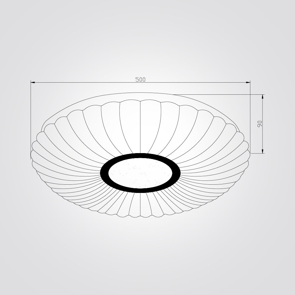 צמוד תקרה סולי לד CCT+ שלט Φ40| Φ50| לבן