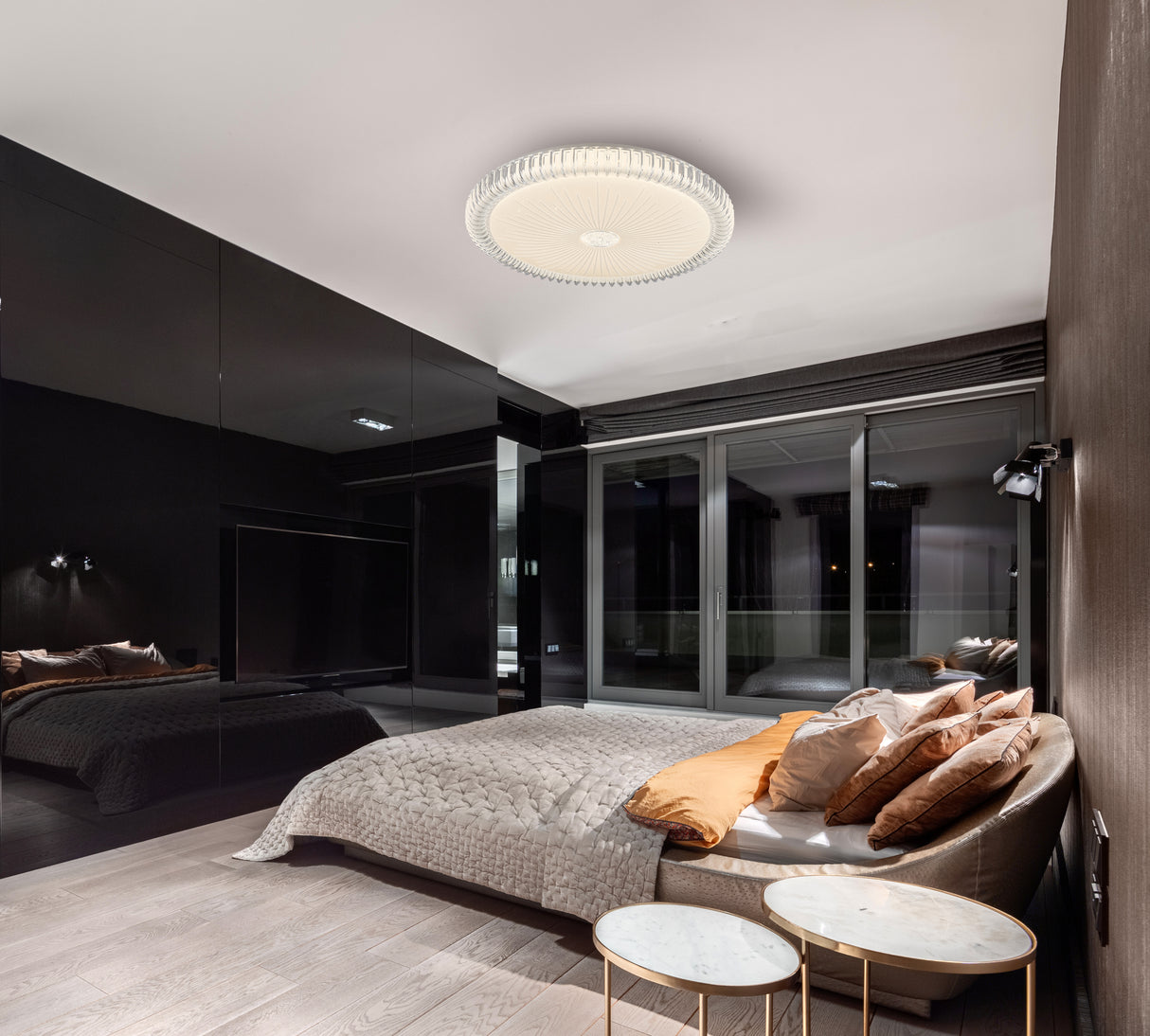 צמוד תקרה דיבי לד CCT+ שלט Φ40| Φ50| לבן