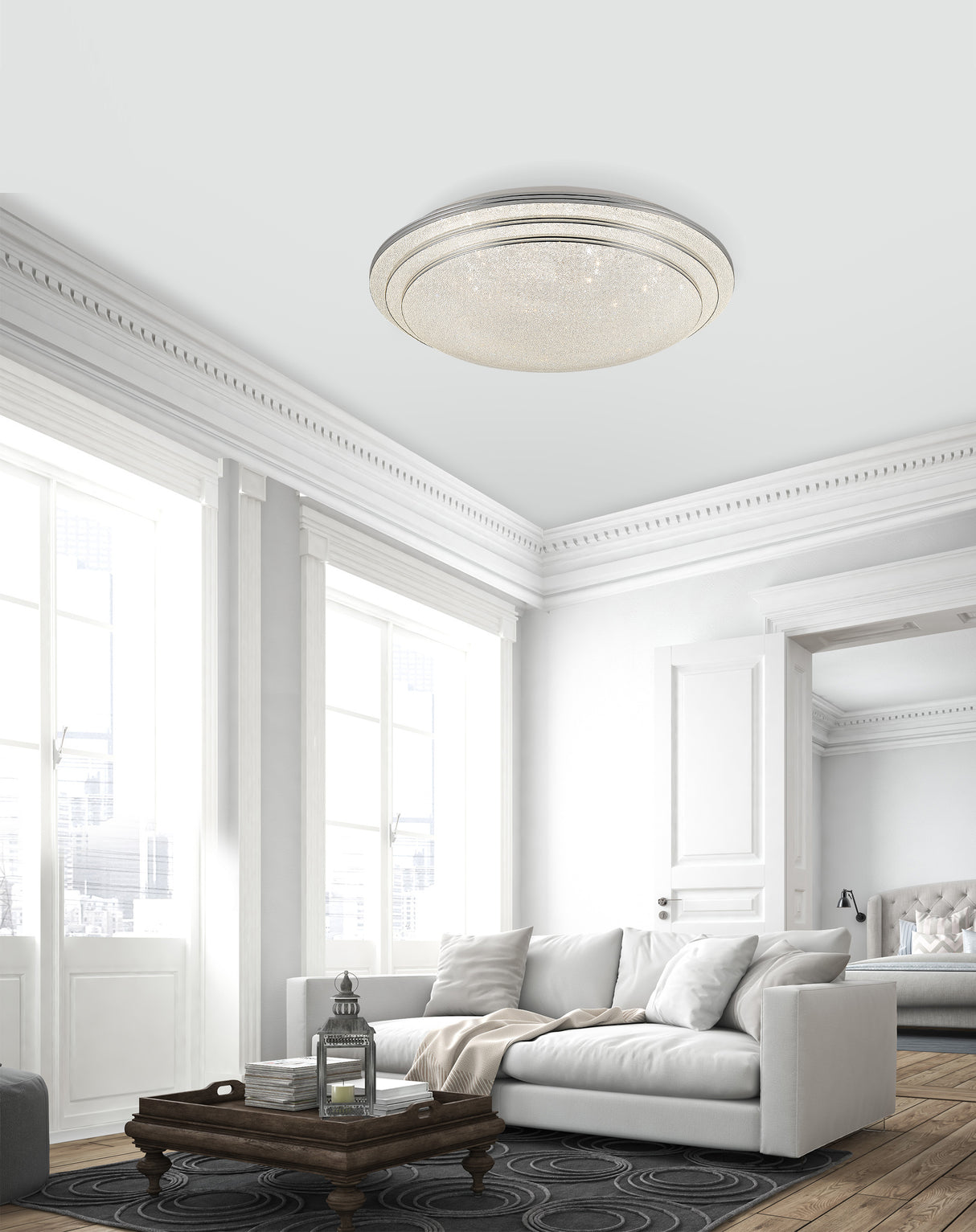 צמוד תקרה רוזה לד CCT+ שלט Φ40|Φ50