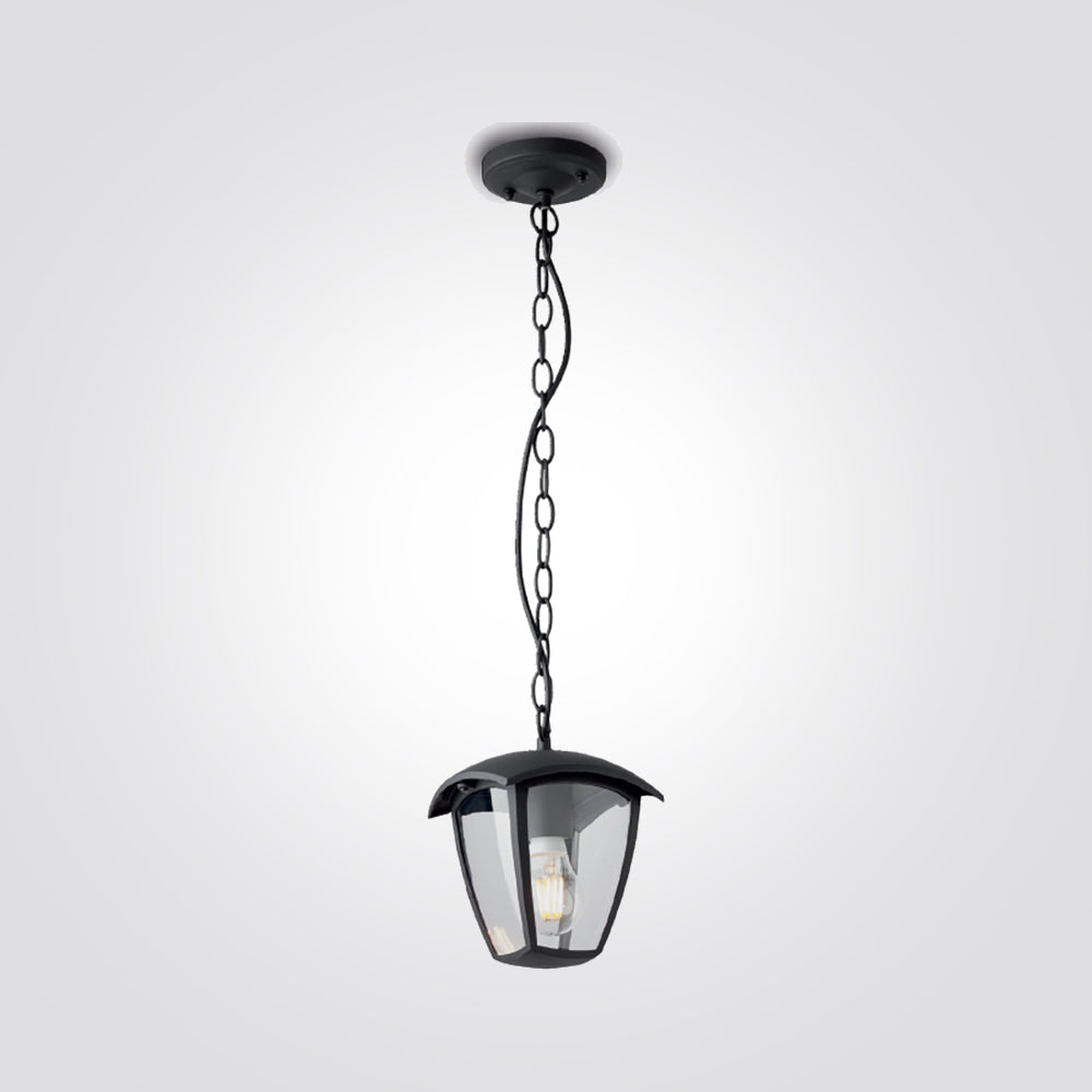 מנורת תלייה חוץ לגינה נועם| שחור