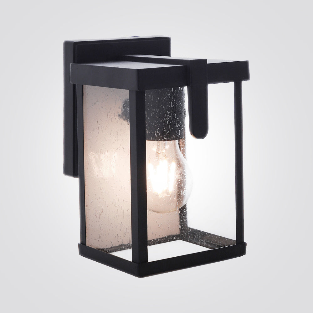 מנורת קיר גינה חוץ שרה| שחור| דגם A