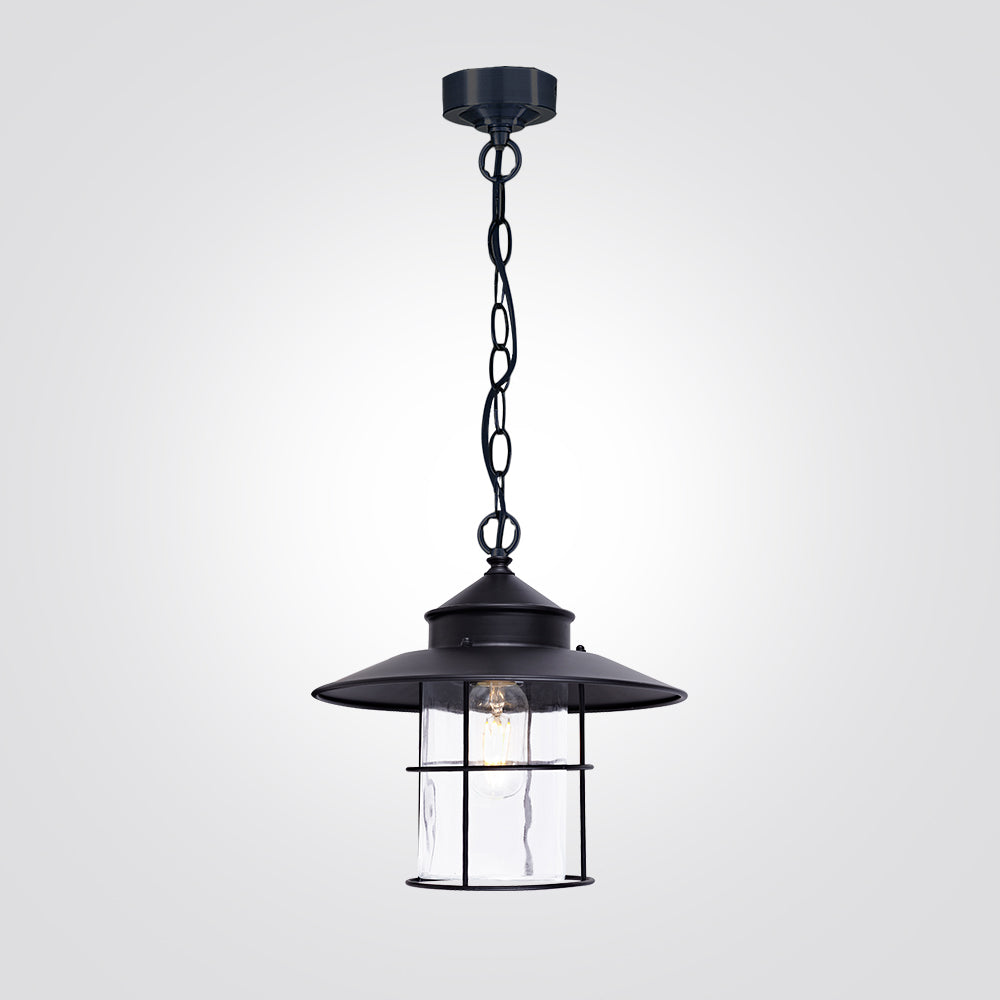 מנורת תלייה חוץ גינה כמל | שחור| דגם C