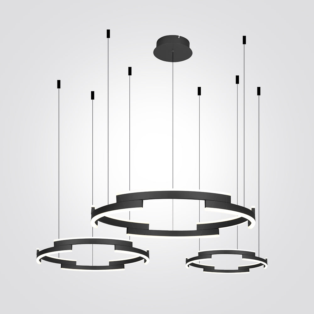 מנורת תליה אסטרא שלישיה לד| שחור