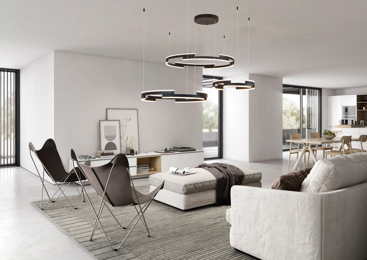 מנורת תליה אסטרא שלישיה לד| שחור