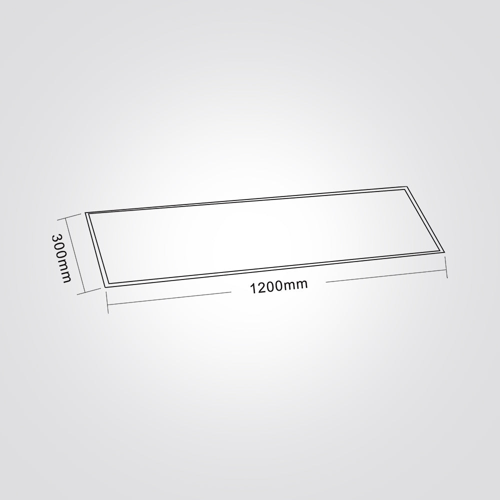 פאנל לד מלבני פרבולי לתקרה אקוסטית 30X120| 40W | CCT