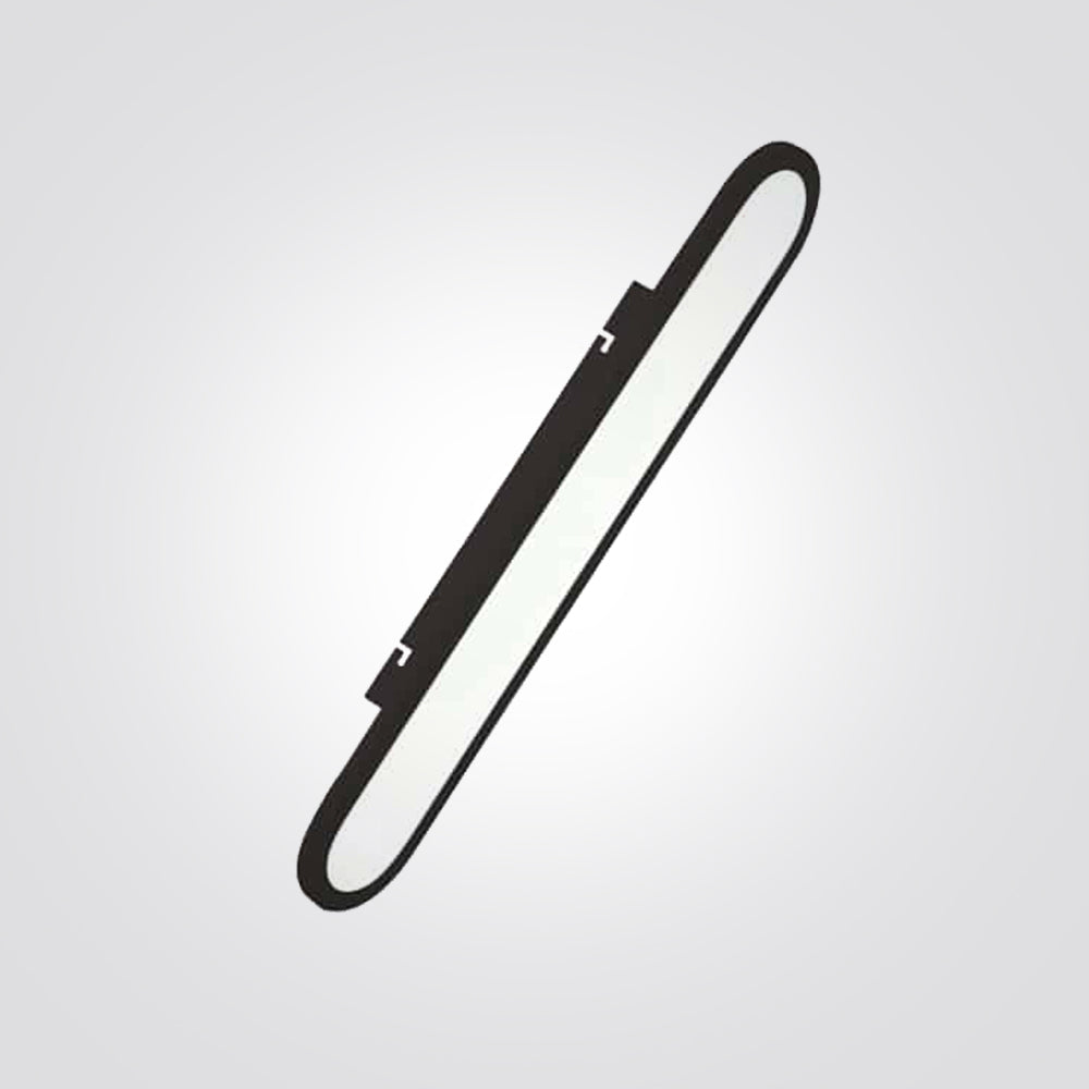 פאנל לד צמוד תקרה מלבני איריס סרקל לד| שחור| לבן| זהב| 73X13ס"מ