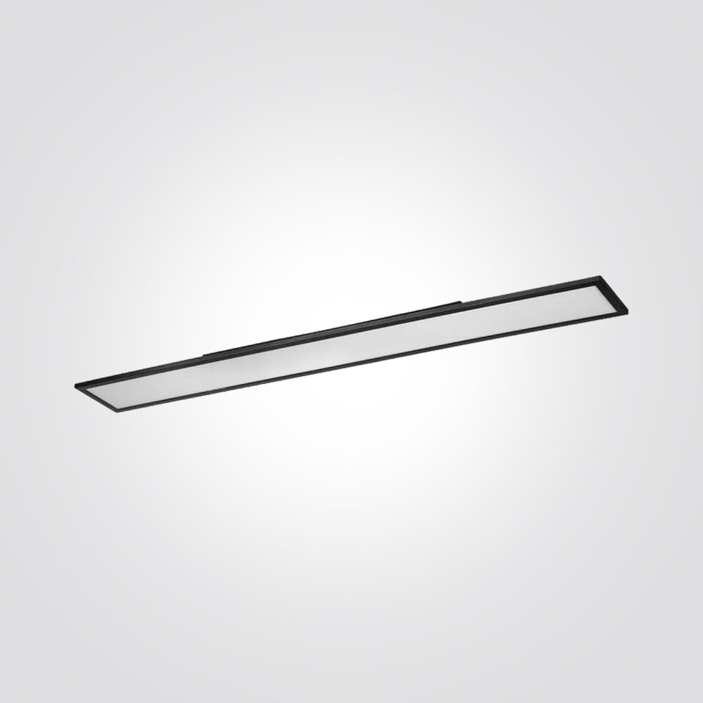 פאנל לד צמוד תקרה מלבני איריס לד| שחור| לבן| זהב| 120X15ס"מ