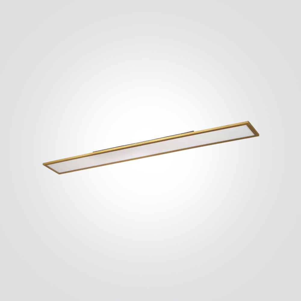 פאנל לד צמוד תקרה מלבני איריס לד| שחור| לבן| זהב| 150X15ס"מ