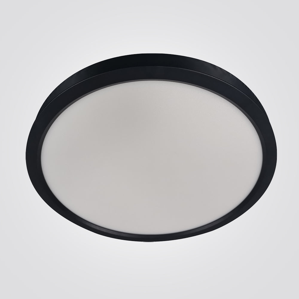 פאנל לד צמוד תקרה 28W שחור|זהב| לבן| עץ| CCT| Φ30