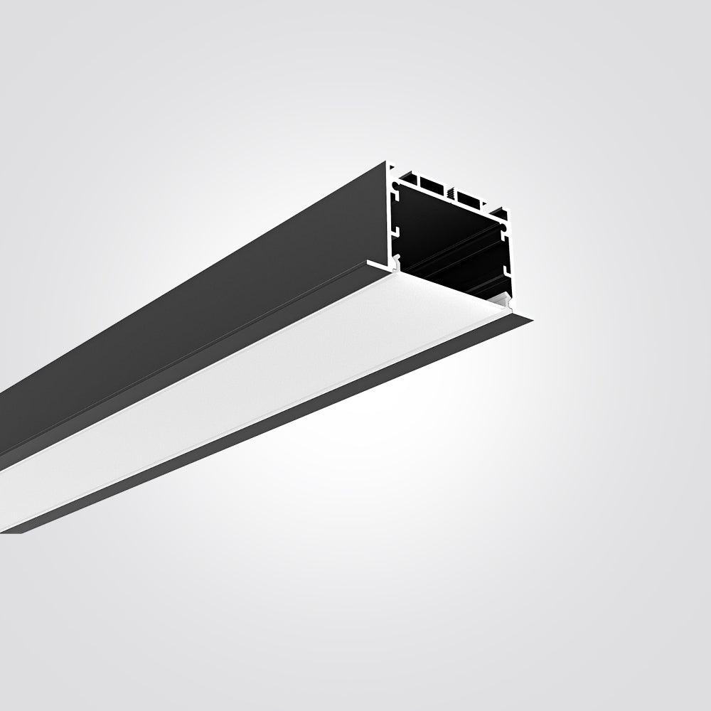 פרופיל תאורה אלומיניום שקוע 65X36