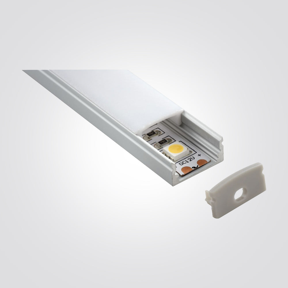 פרופיל תאורה חיצוני אלומיניום 17.1X8