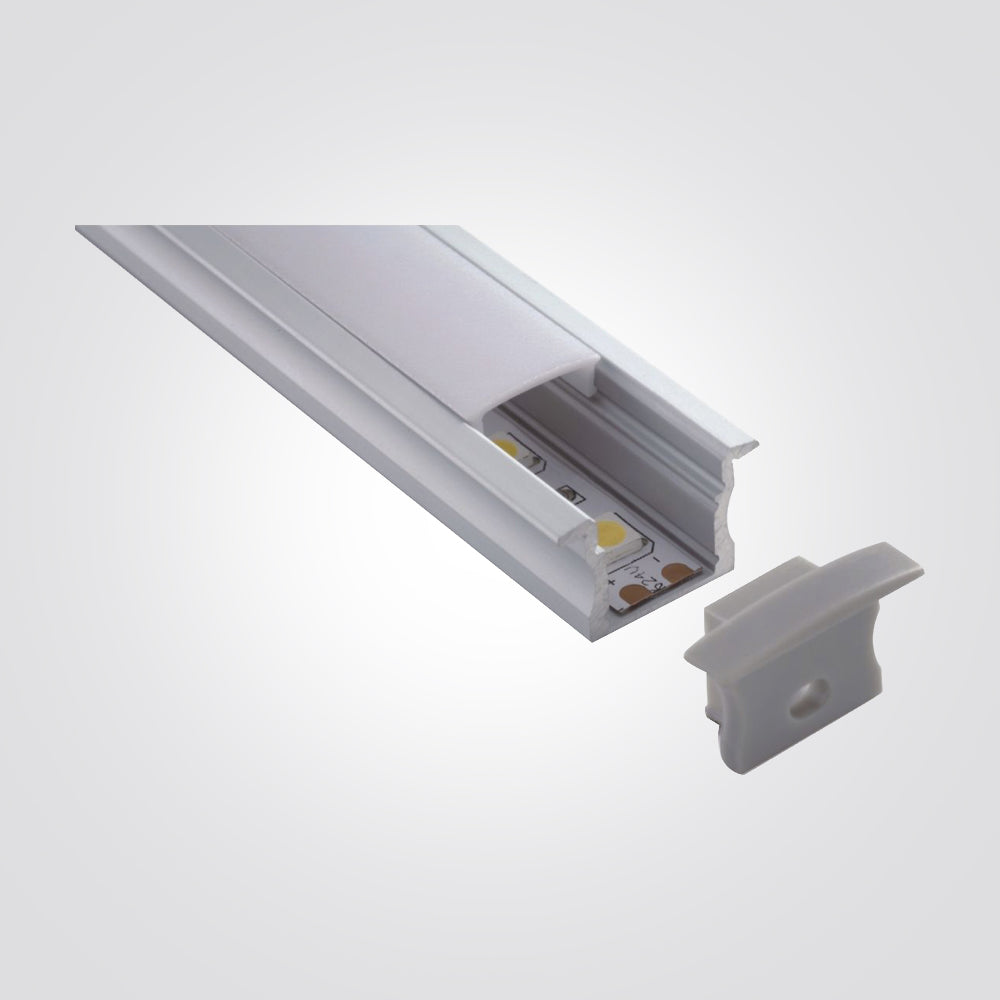 פרופיל תאורה אלומיניום שקוע 23.2X15.3MM