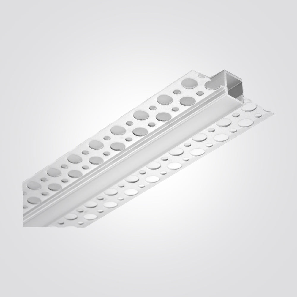 פרופיל תאורה אלומיניום שקוע טרימלס 53X14MM