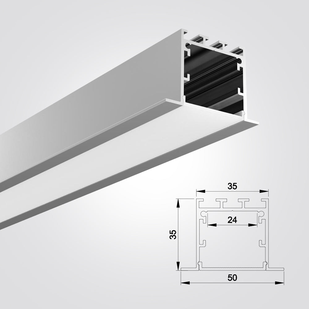 פרופיל לד שקוע 35X35