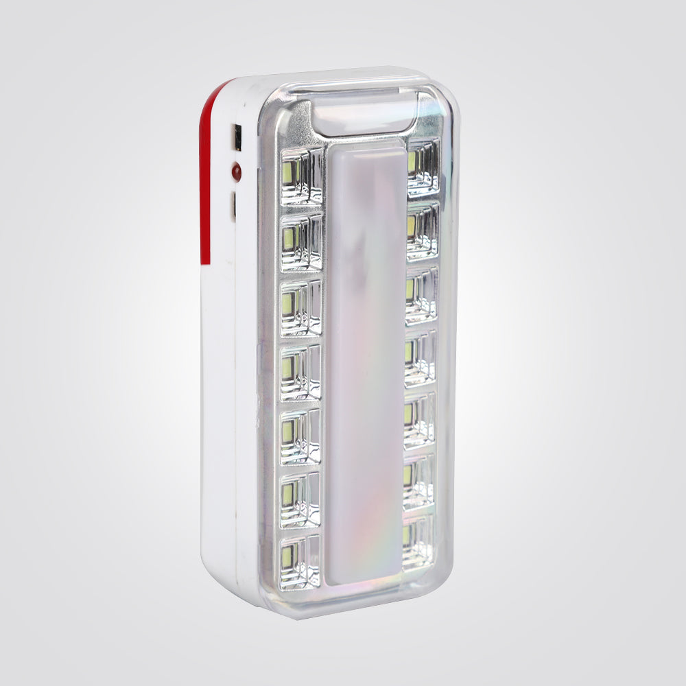 מנורת חירום למא (14+12LED) עם כבל USB