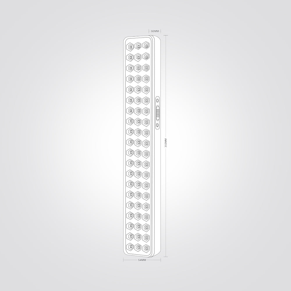 תאורת חירום מאסה| סוללת ליתיום|6W