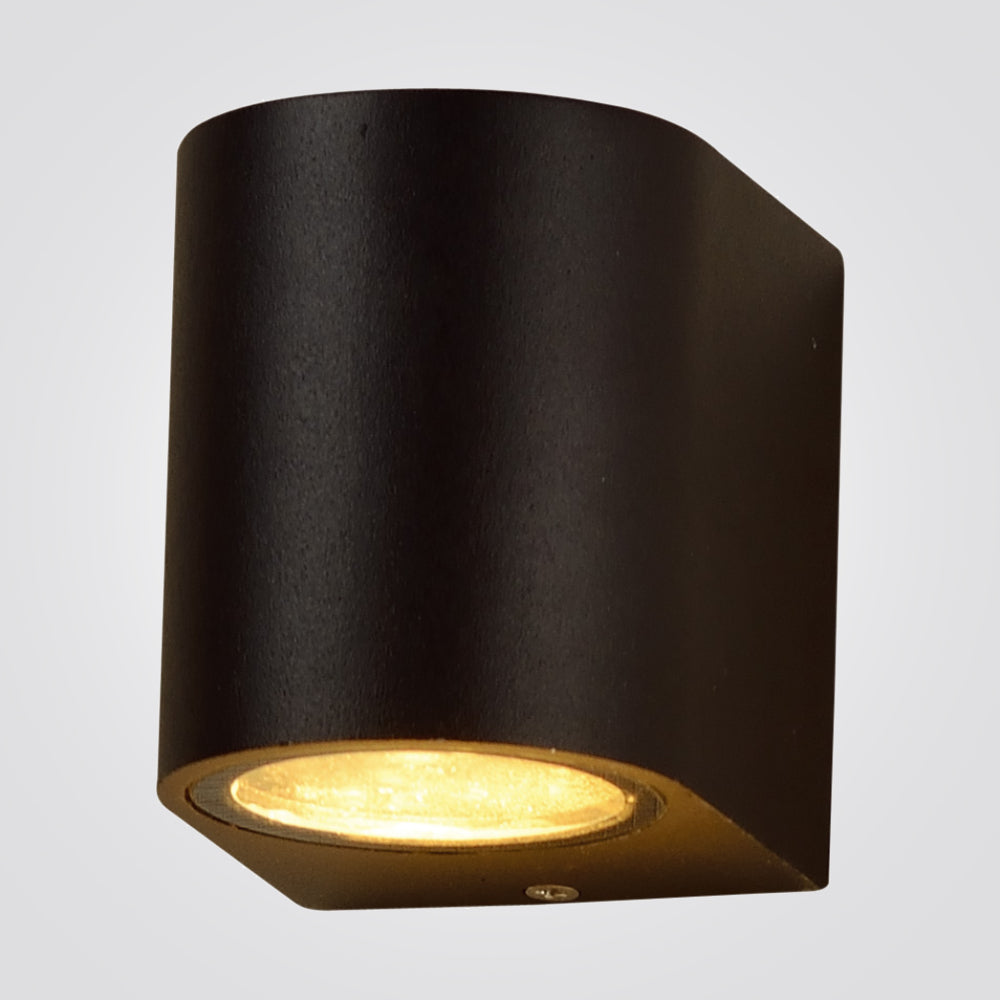 מנורת קיר גינה חוץ דאון טד שחור| לבן| אפור| GU10