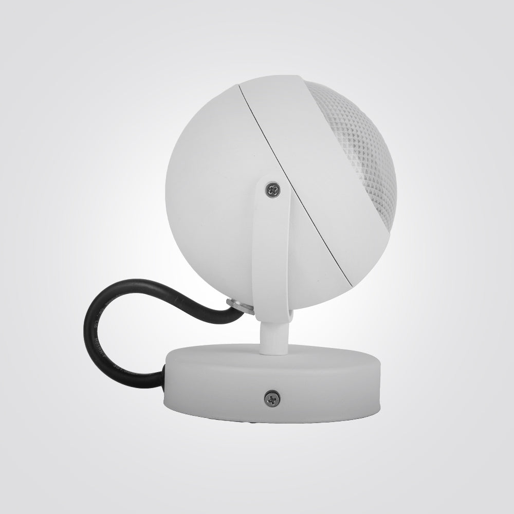 מנורת קיר גינה חוץ לד מידן| לבן