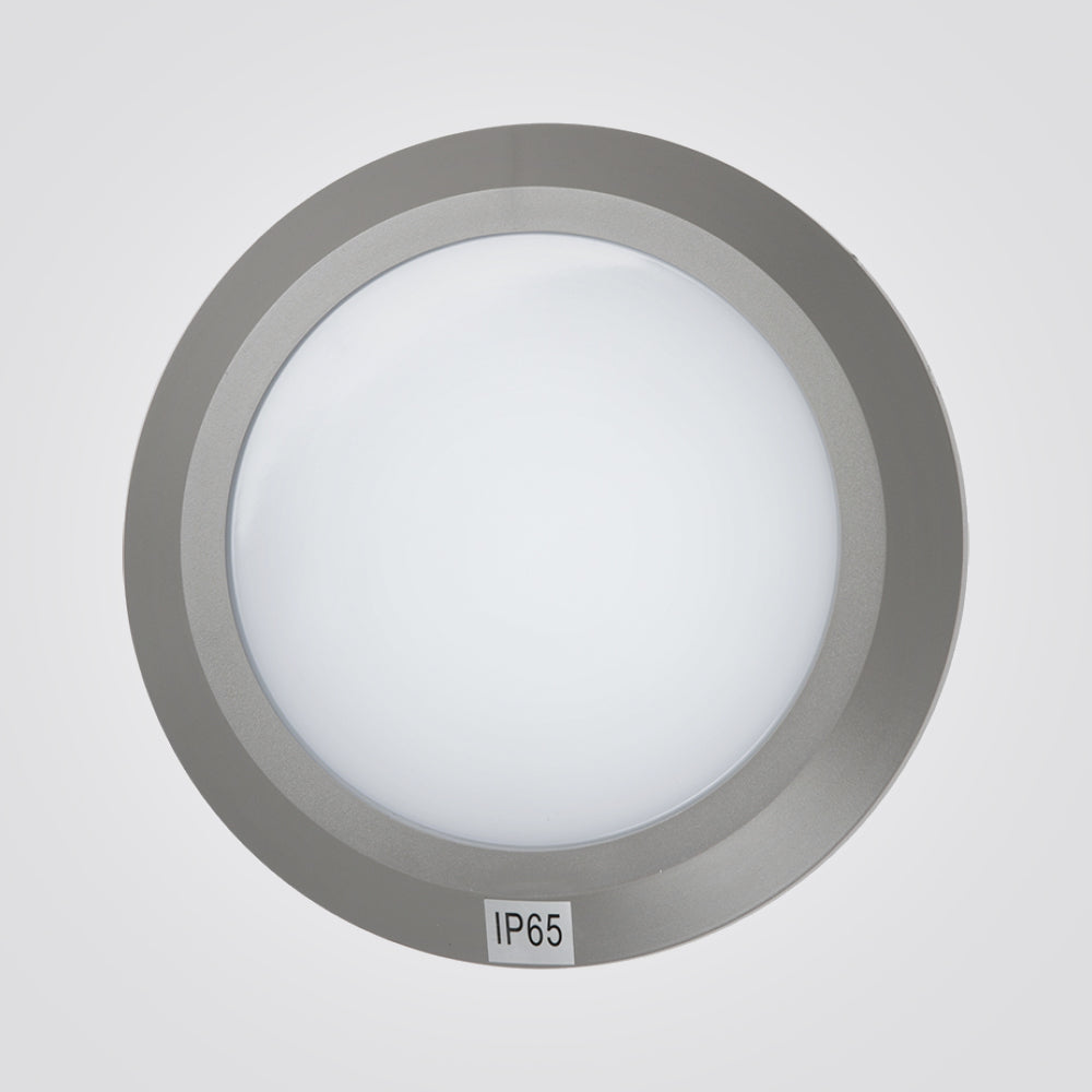 מנורת קיר חומה עגול 3W| CCT| IP65| שחור| לבן| אפור