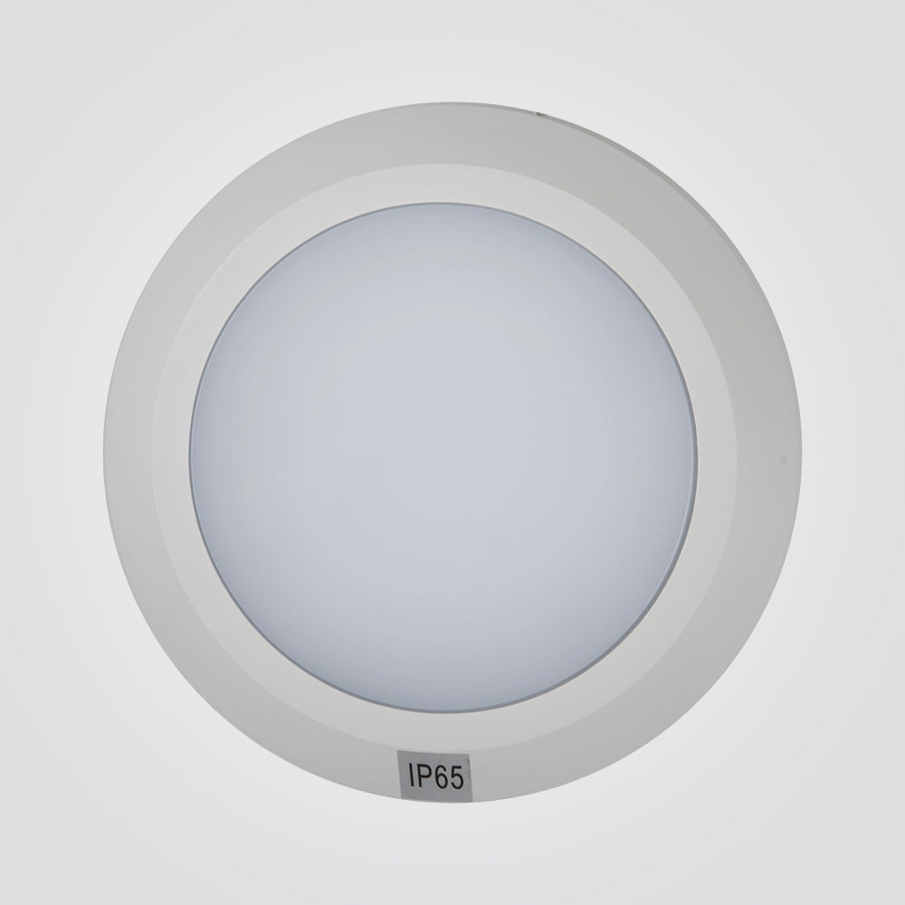 מנורת קיר חומה עגול 3W| CCT| IP65| שחור| לבן| אפור