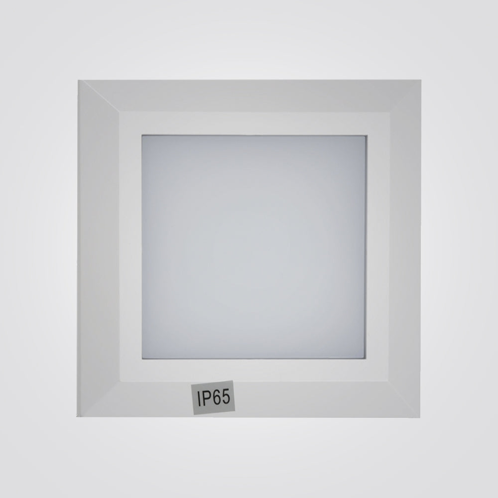 מנורת קיר חומה מרובע 3W| CCT| IP65| שחור| לבן| אפור