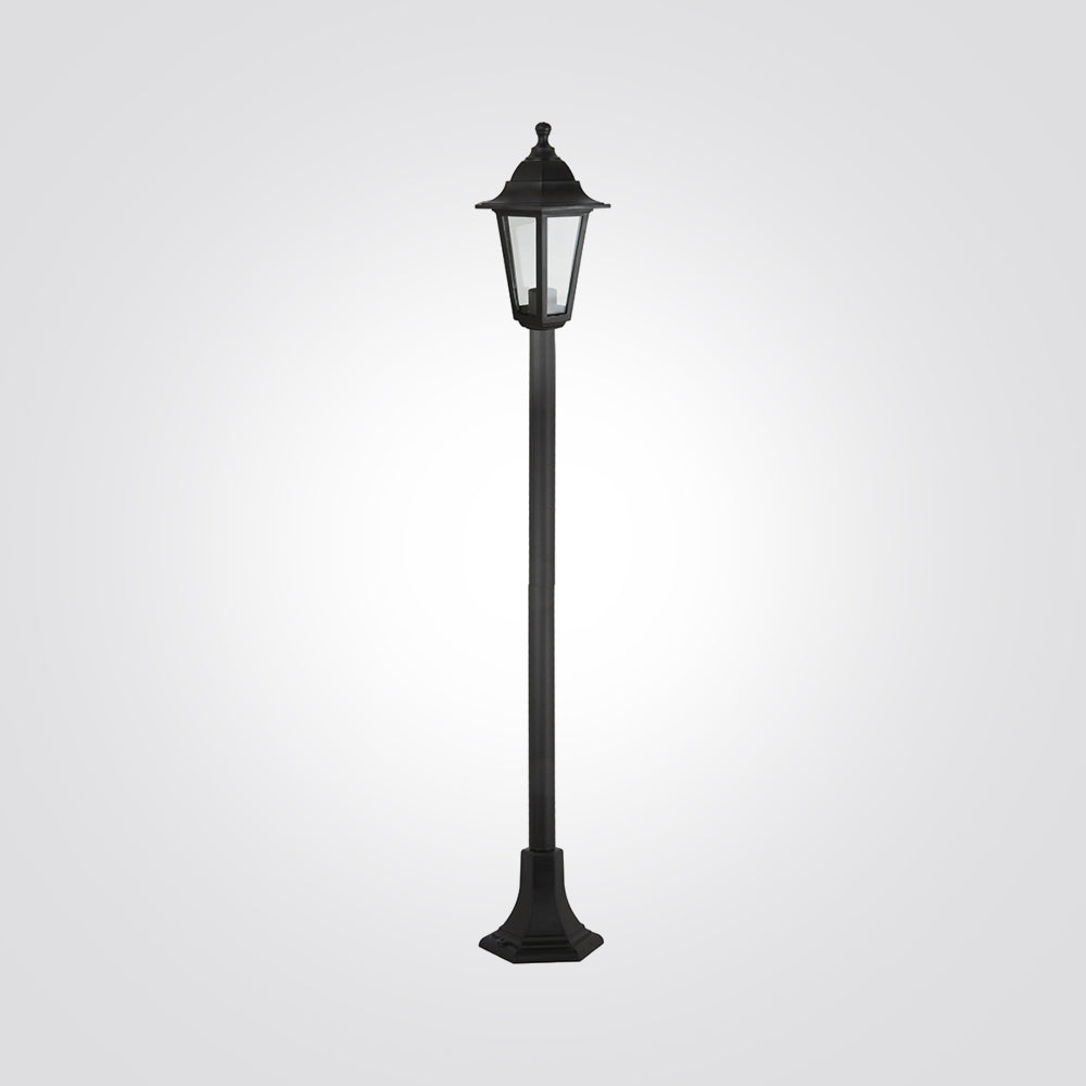 עמוד תאורה חוץ לגינה עידו שחור| לבן