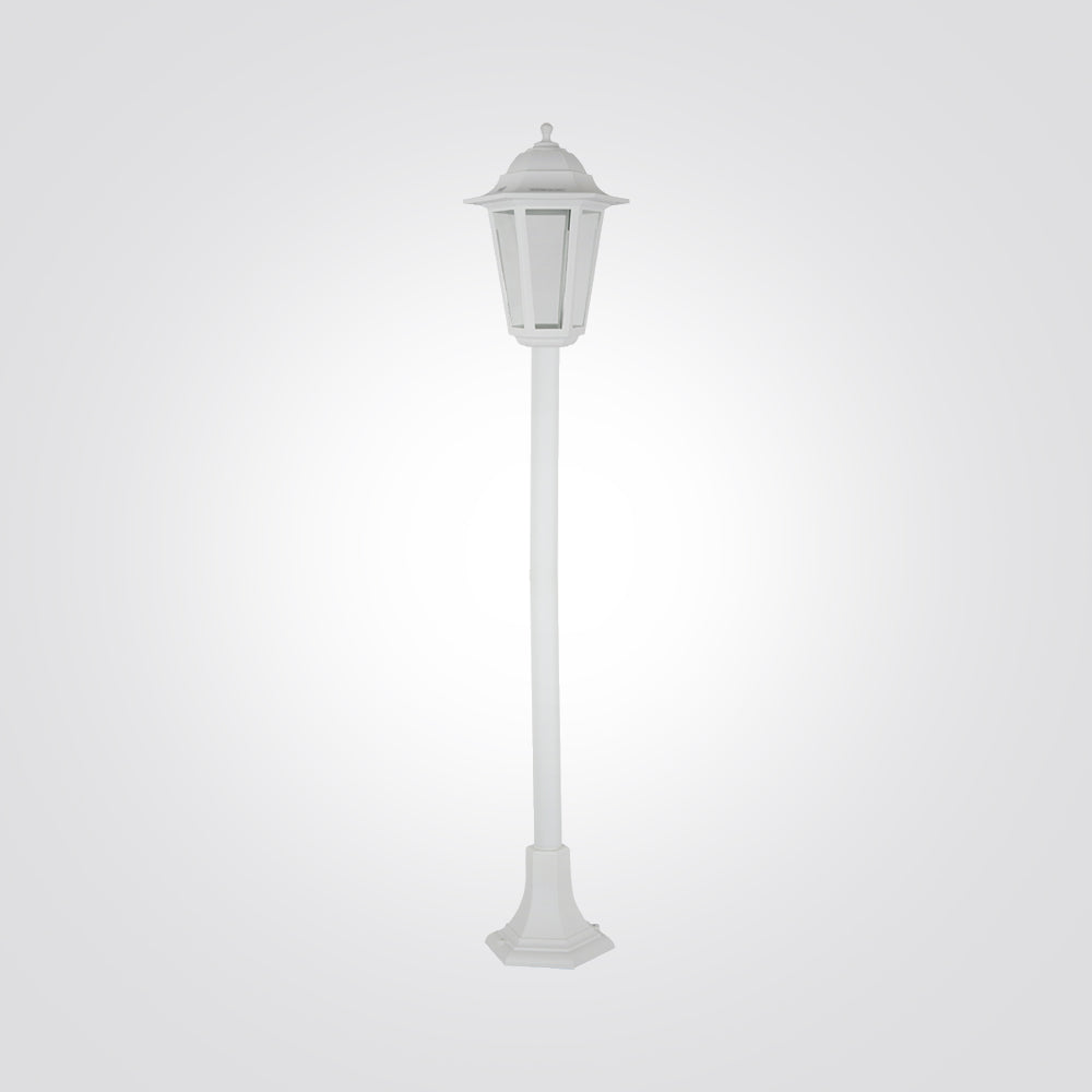 עמוד תאורה חוץ לגינה עידו שחור| לבן